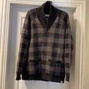 Lucky Brand Men’s Plaid Cardigan - Size L